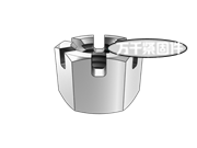 六角開(kāi)槽螺母 ASME B18.2.2